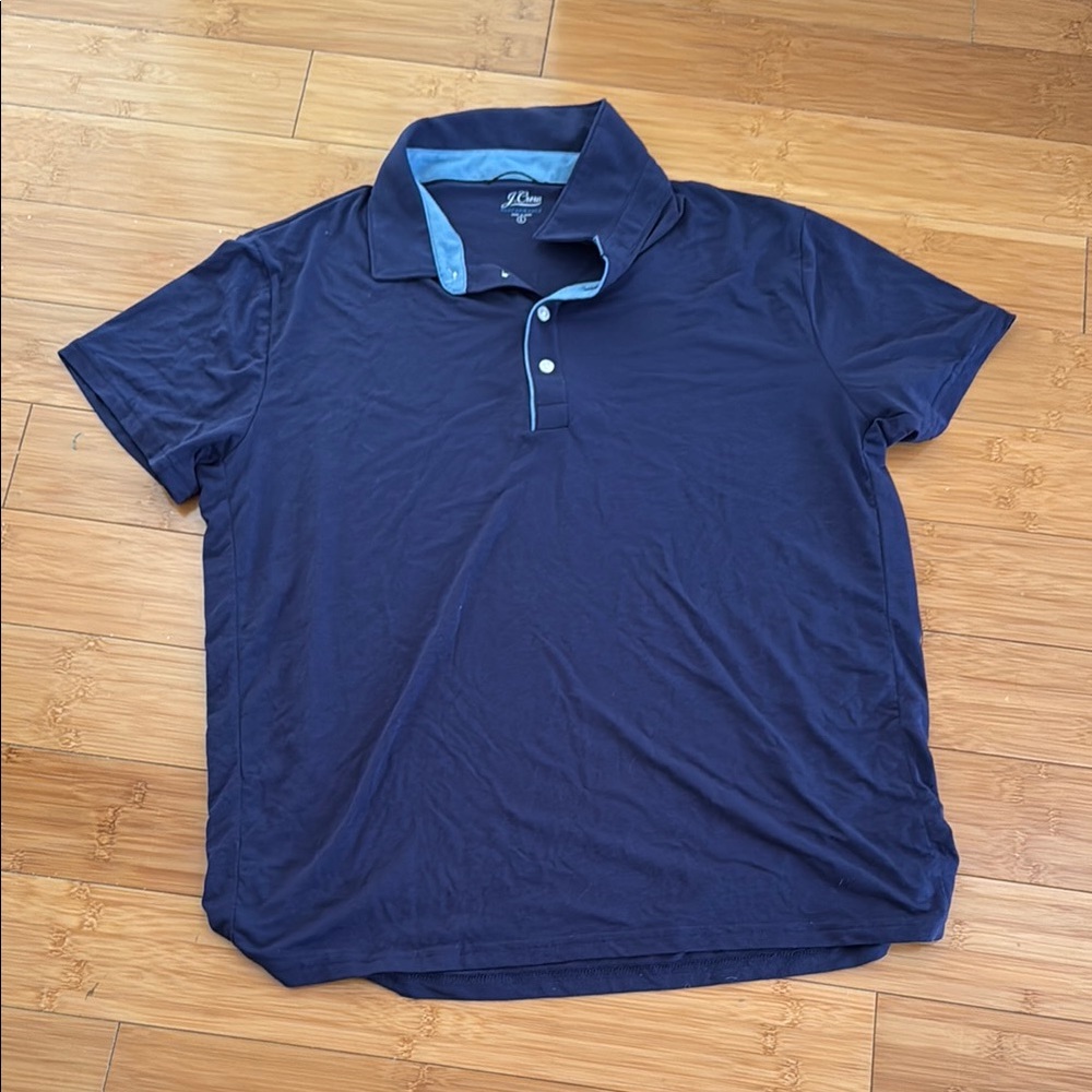 J. Crew Blue Short Sleeve Tee Classic Design